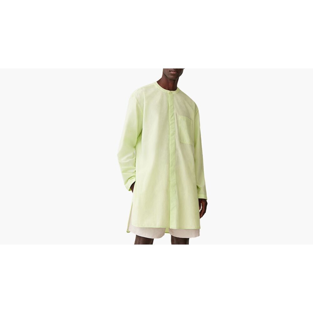 ✨COS Oversized Cotton Lime Green Sz Small Tunic✨ - Picture 2 of 11